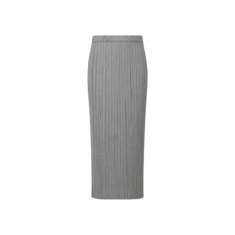 Issey Miyake Pleats Please Basic Long Skirt Gray PP15 JG112 12