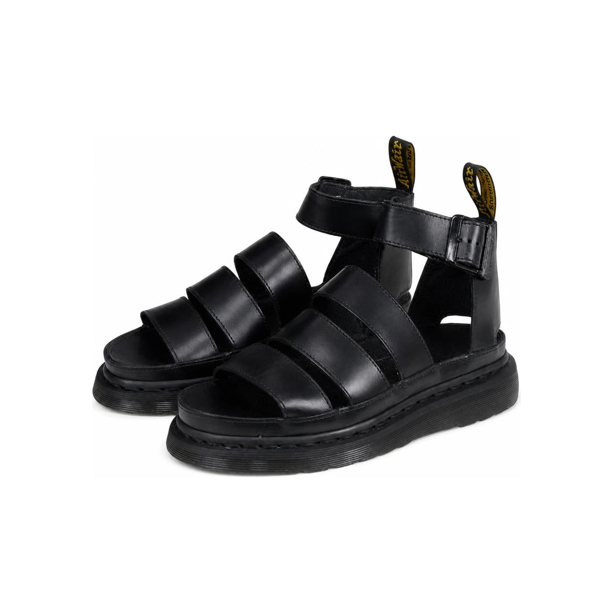 Dr.Martens Leather Sandals for Women R24477001 BLACK DOM