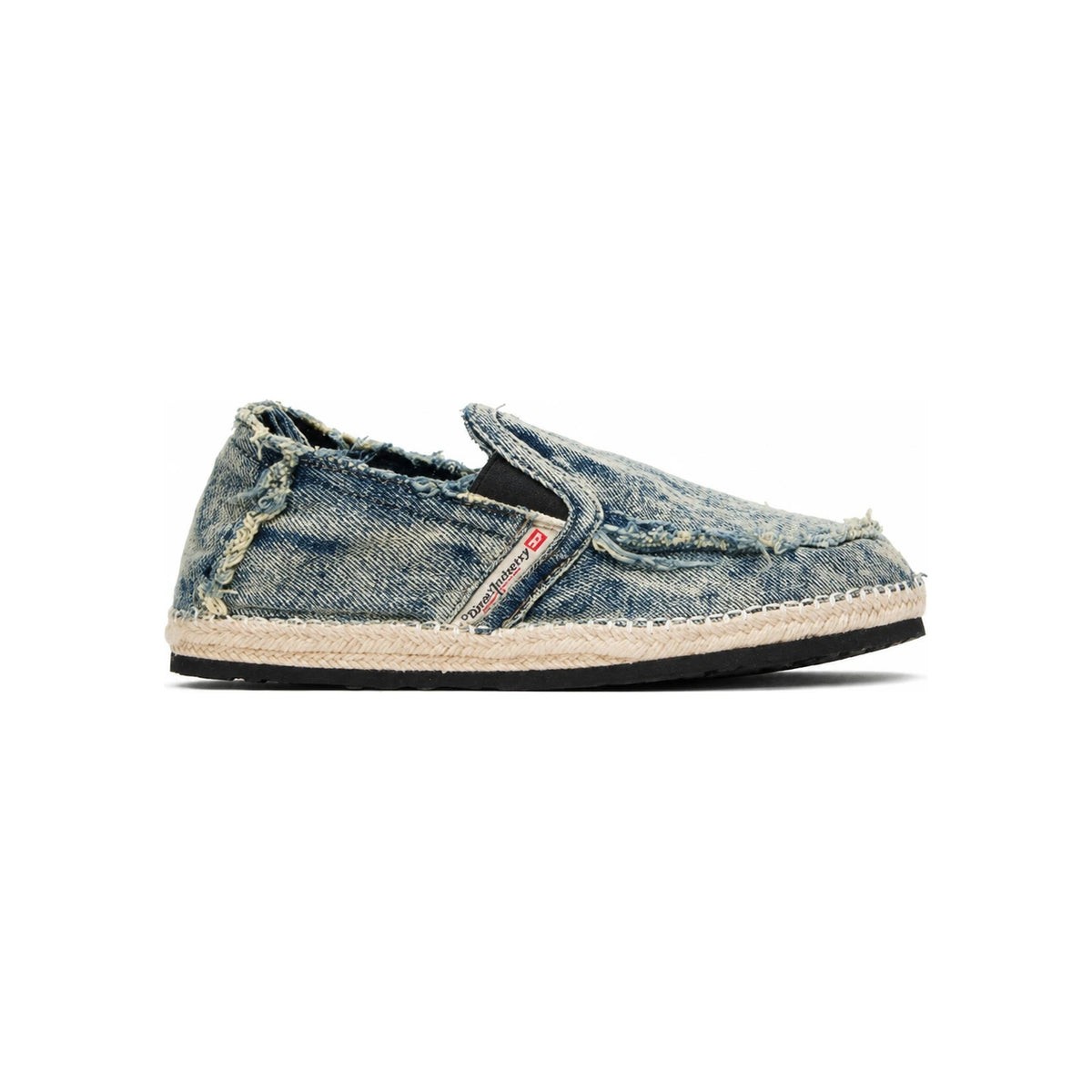 DIESEL Blue Denim Beige Espadrille Loafers Y03539 P0585 HA378 Y03539P0585 HA378