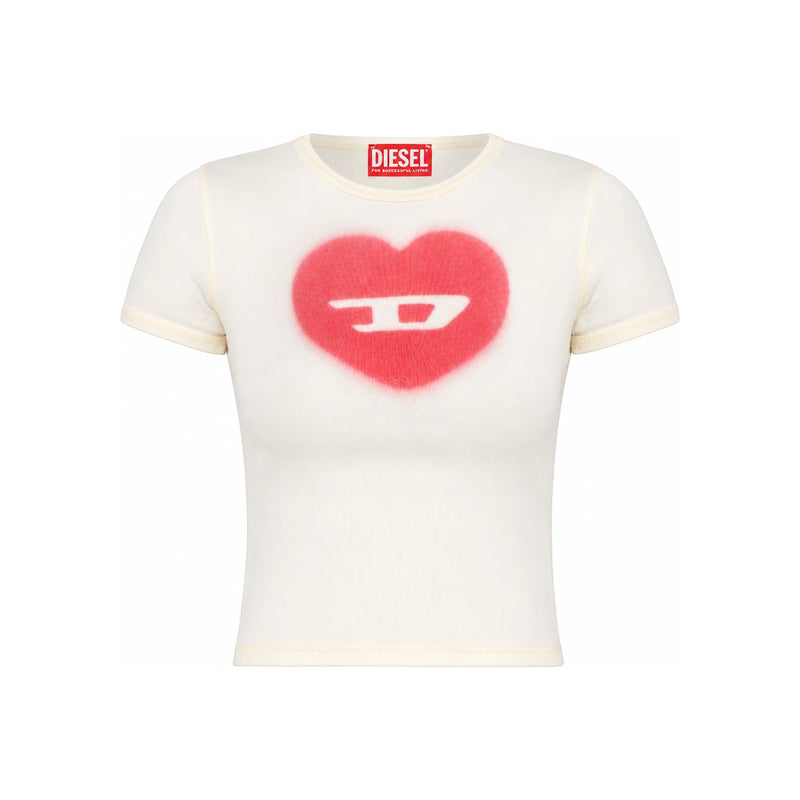 DIESEL TEle Women’s Short Sleeve T-Shirt A12836 0SQAD 1AM
