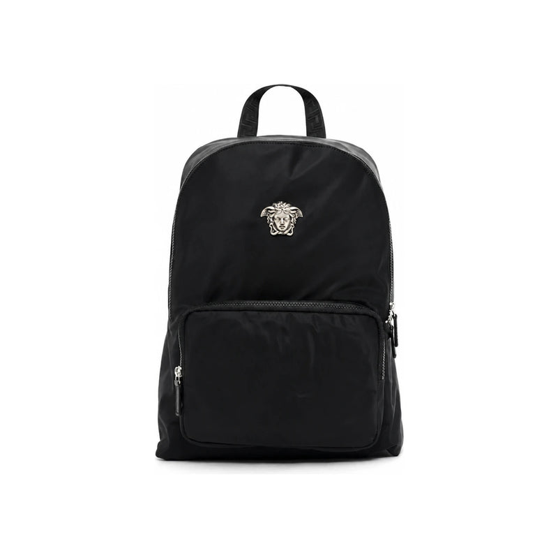 Versace Medusa Silver Logo Men’s Backpack 1020645 1A14920 1B00P
