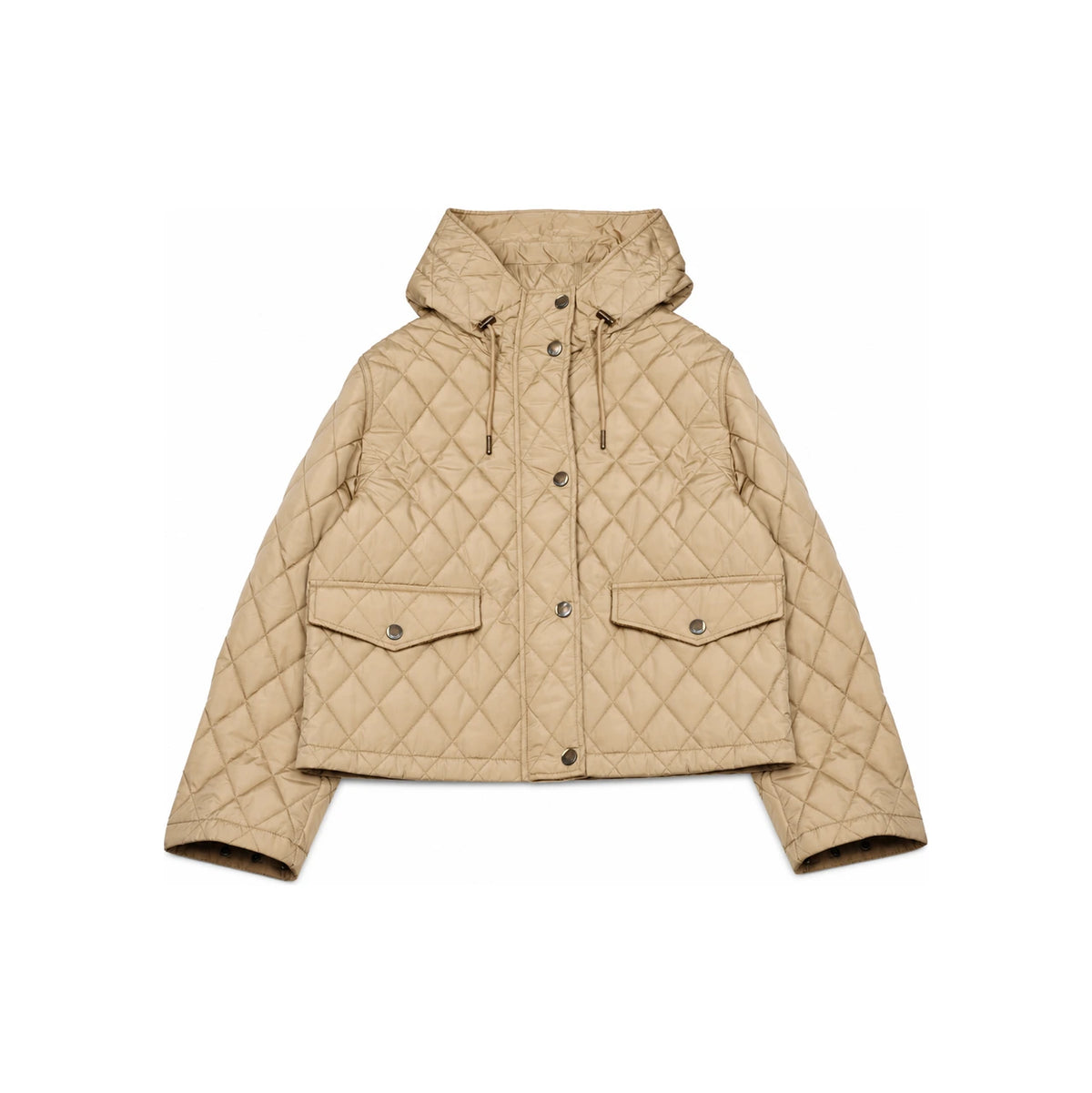 BURBERRY Cropped Quilted Nylon Hooded Jacket 8113116