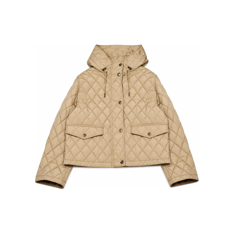 BURBERRY Cropped Quilted Nylon Hooded Jacket 8113116