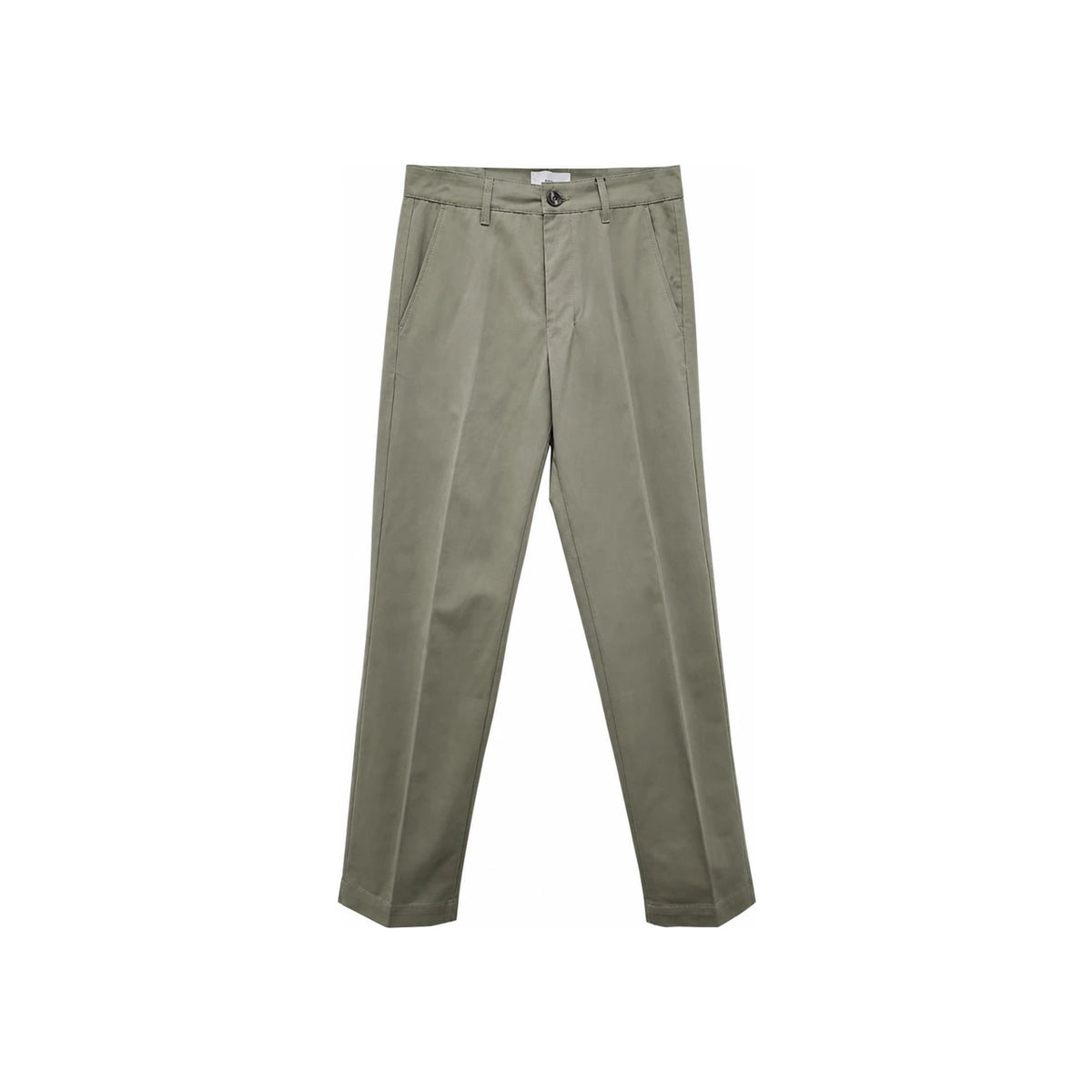 AMI Men’s Cotton Straight Chino Pants Clay Color Classic Pants