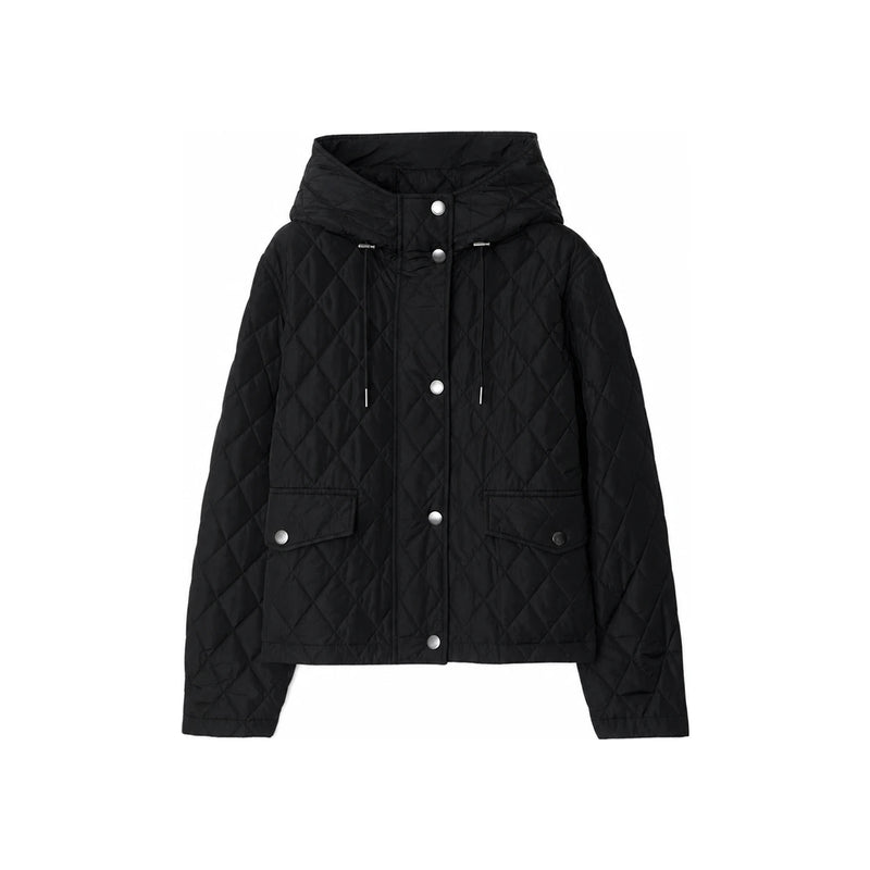 BURBERRY Pembroke Women’s Cropped Hooded Quilted Jacket