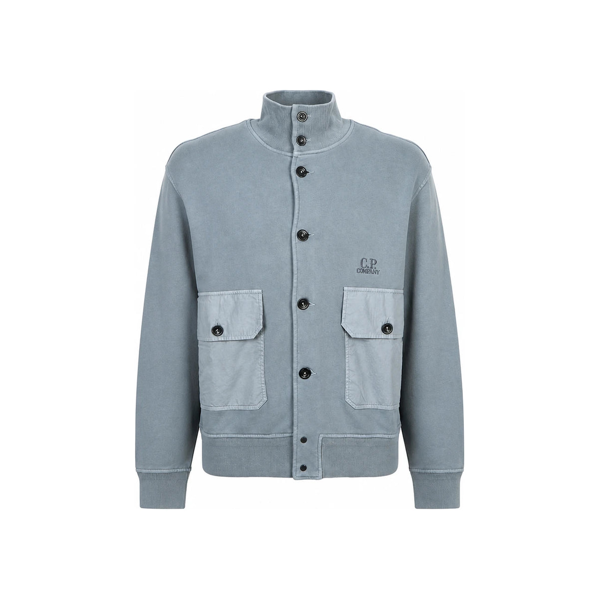 CP Company Cotton Diagonal Fleece Resist Dyed Bottom Jacket