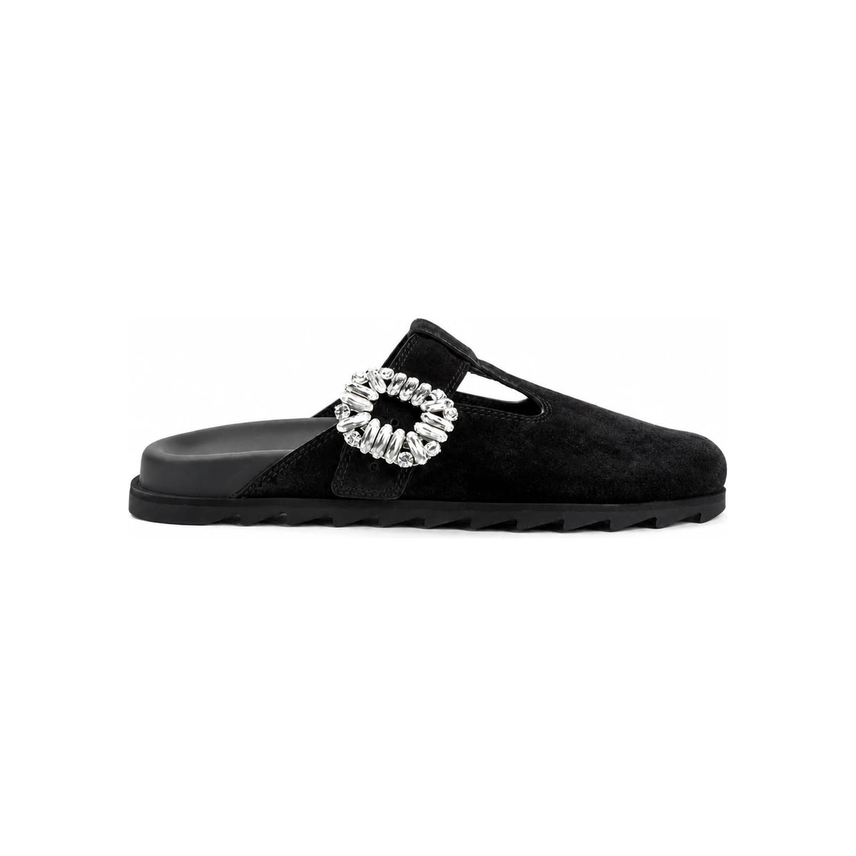Roger Vivier Mule Slippers Sandals for Women RVW62542100HG0 B999 BLACK DOM