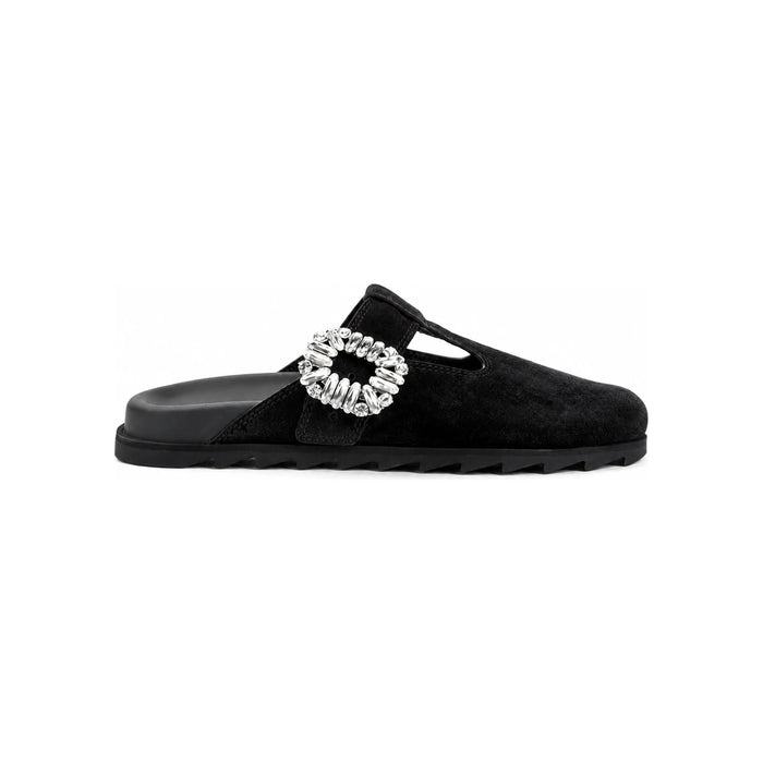Roger Vivier Mule Slippers Sandals for Women RVW62542100HG0 B999 BLACK DOM