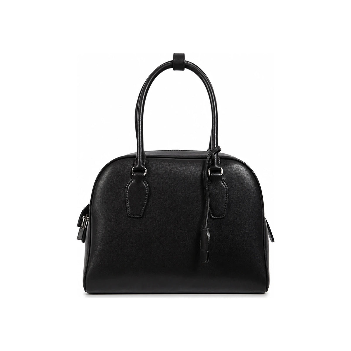The Row India 12 Leather Tote Bag Black INDIA 12 00 W1595L72 BAS