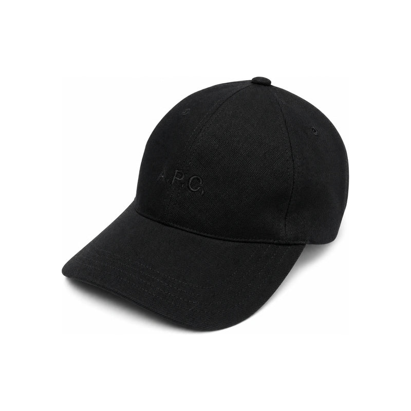 A.P.C. Charlie Cap Men’s Black Cotton Baseball Hat
