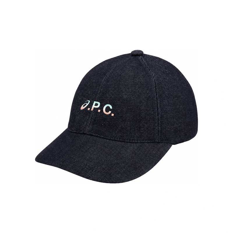 A.P.C. Indigo Denim Cap Unisex Charlie APC x Asics