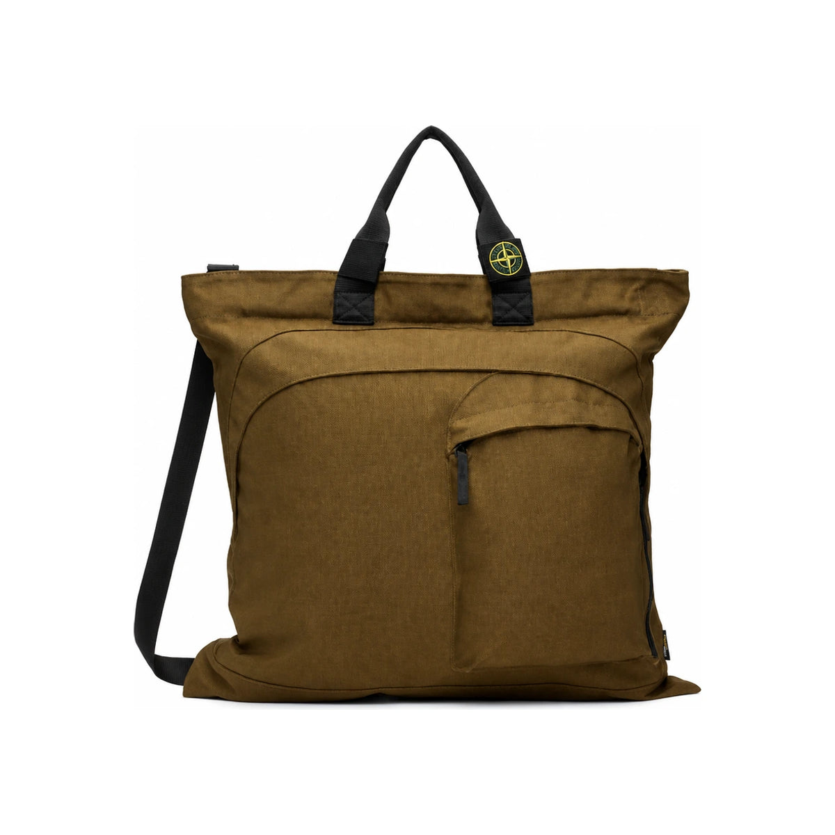 STONE ISLAND Resin Treated Cordura 1500 Tote Bag Black