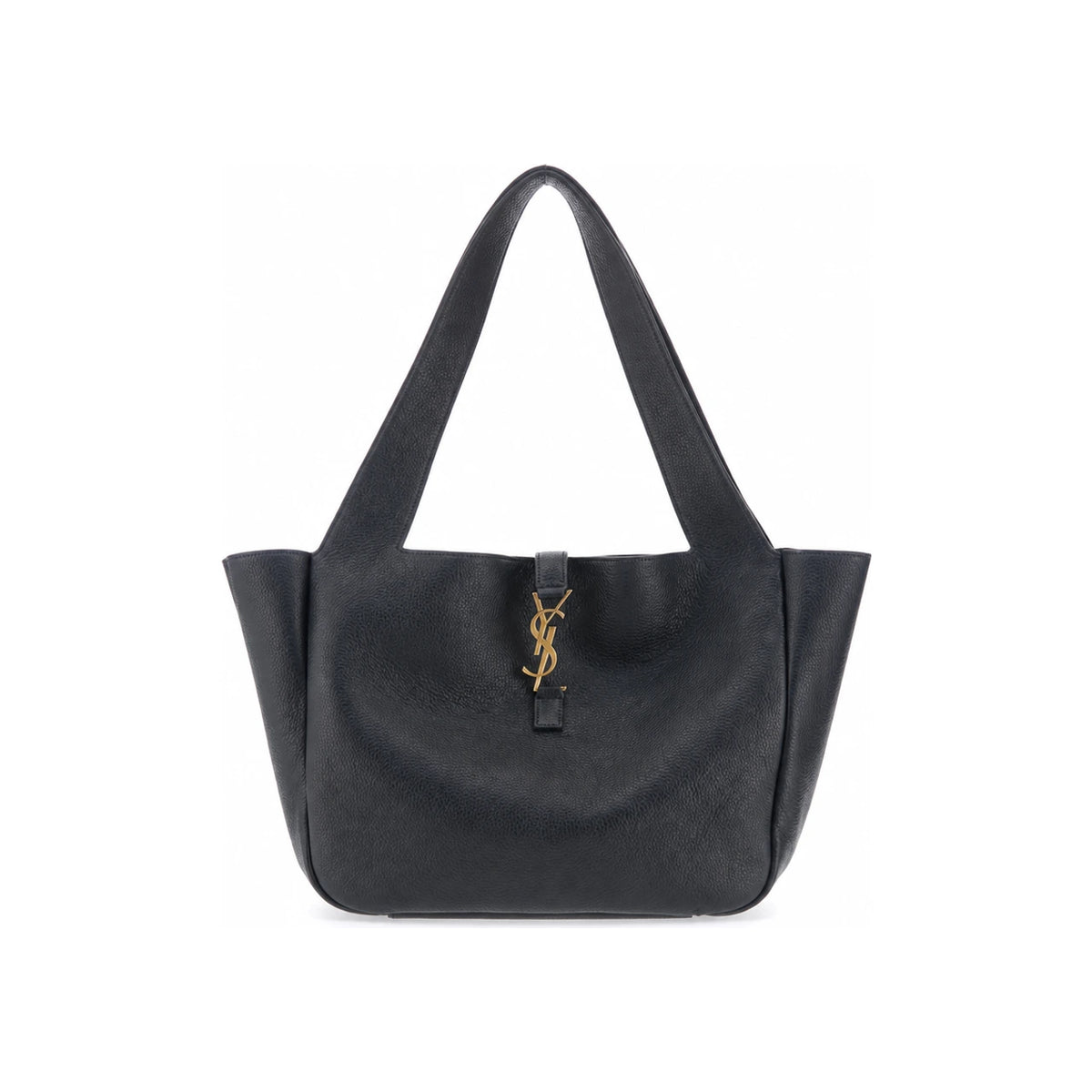 Saint Laurent Deerskin LE 5 A 7 BEA Shoulder Bag Black