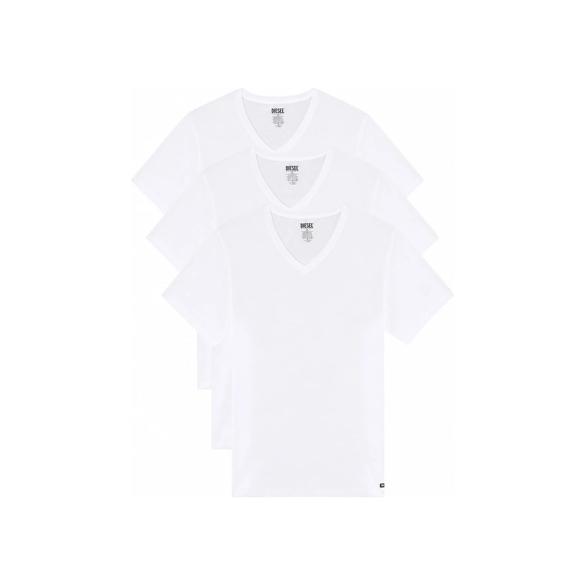 DIESEL Michael D Box 3-Pack V-Neck Short Sleeve T-Shirts A17829 0LIAD E4124