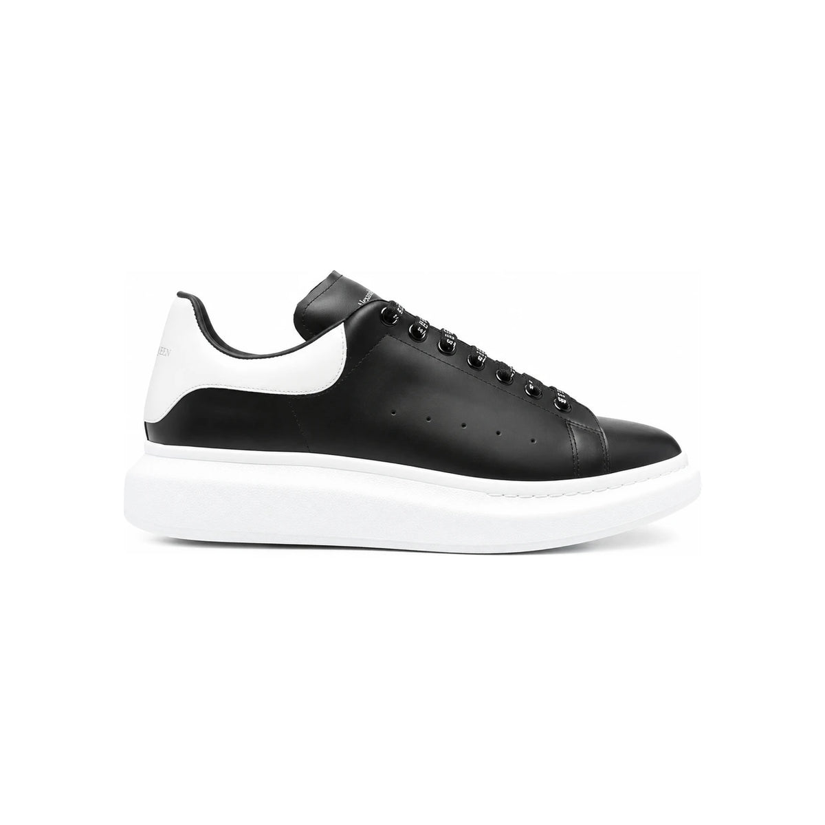 Alexander Mcqueen Oversized Leather Low-Top Sneakers White Men 553680 WIAIG 1070