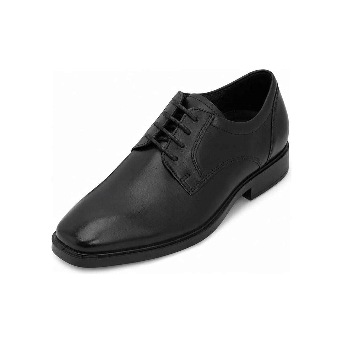 ecco Leather Lace-Up Oxford Shoes Black Men’s Dress Shoes