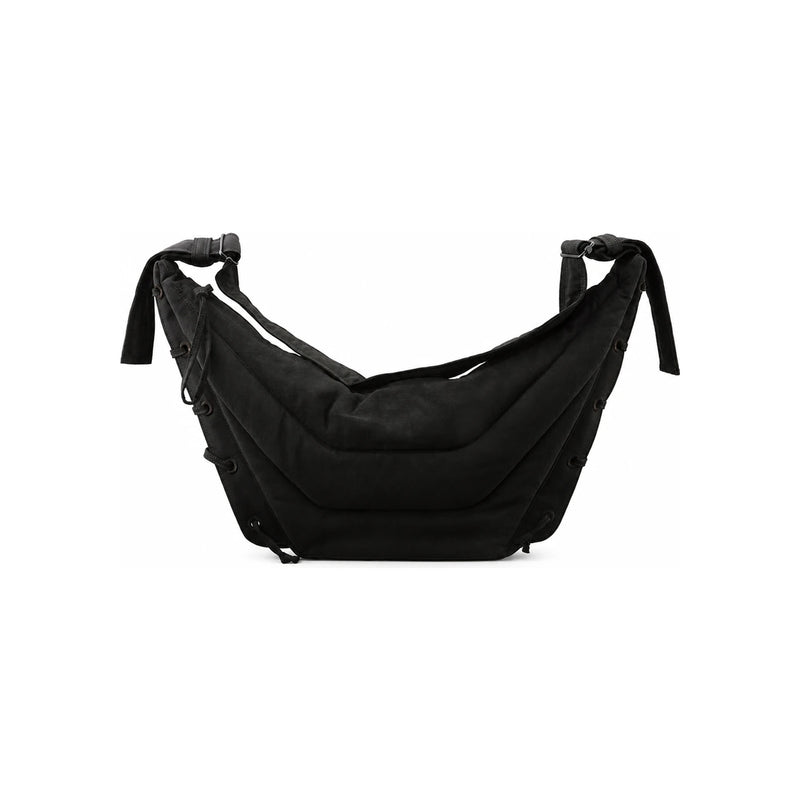 Lemaire Unisex Medium Soft Shoulder Bag Brown Leather Crossbody