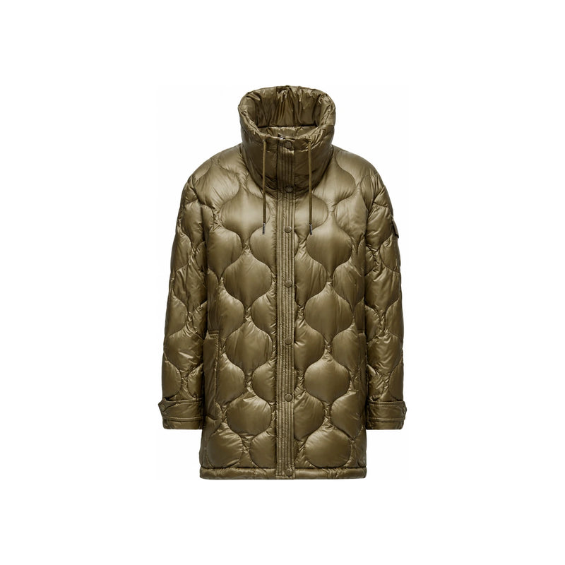 Moncler Lombi Hooded Mid-Length Down Jacket