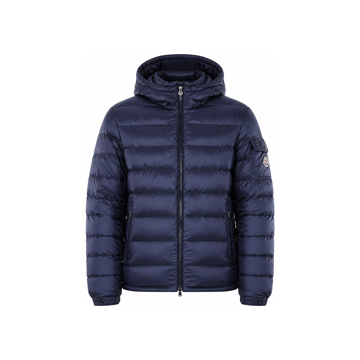 Moncler Navy Hooded Down Jacket for Men