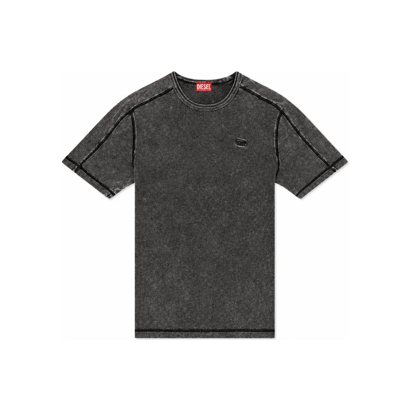 DIESEL Black TADJIND Short Sleeve T-Shirt Unisex A164070QJAH 02