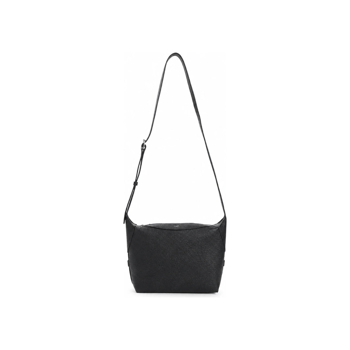 CELINE Leather Boston Duffel Tote Bag Men Gray