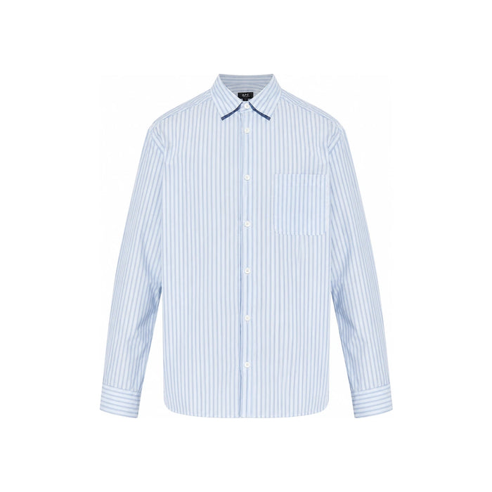 A.P.C. Chemise Malo Long Sleeve Shirt COHJJ H12532 IAB