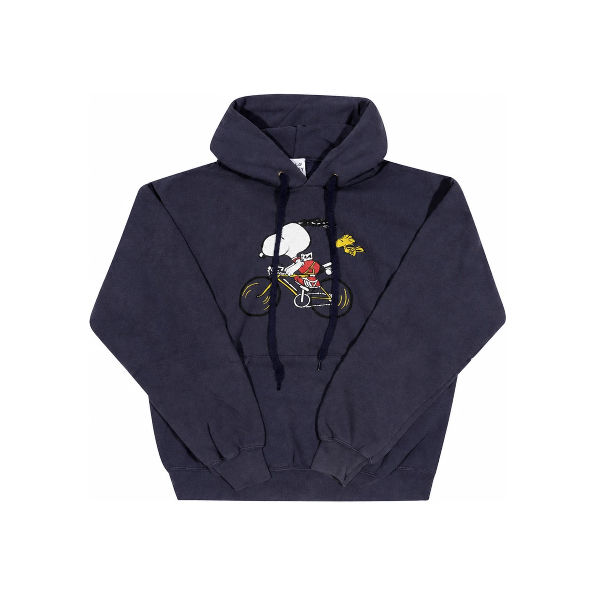Wild Donkey Navy Graphic Print Unisex Hoodie