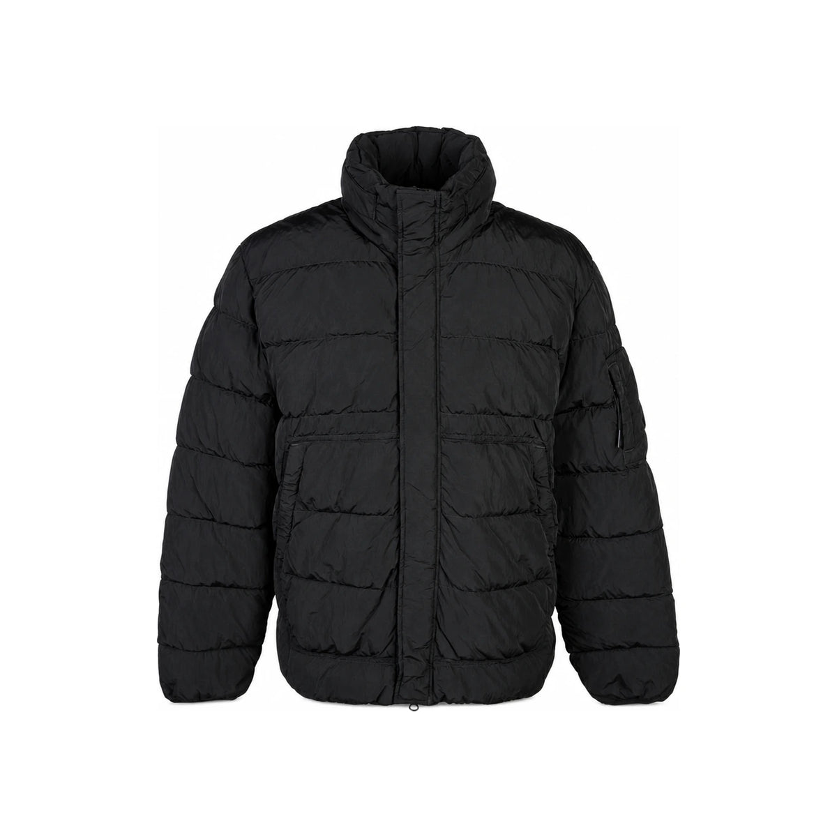 CP Company Lens Badge Chrome-R Down Puffer Jacket Black Men