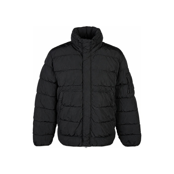 CP Company Lens Badge Chrome-R Down Puffer Jacket Black Men