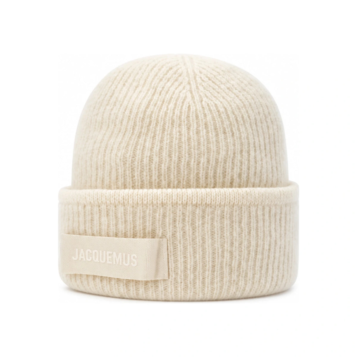 JACQUEMUS Grosgrain Logo Beanie Hat ACU00666AK00227 110