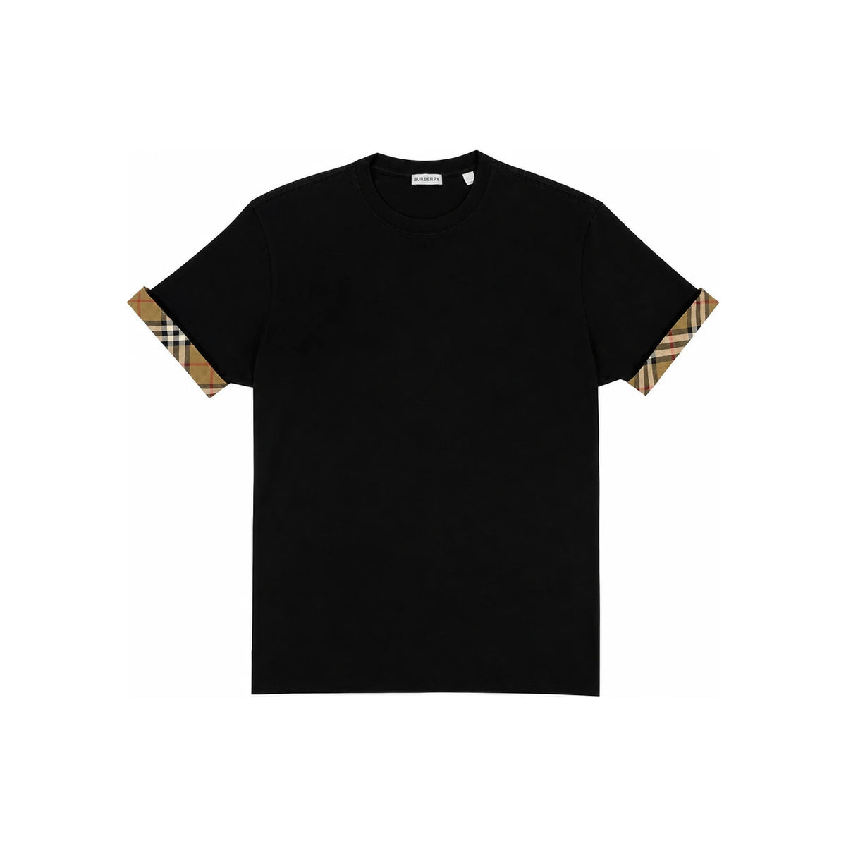 BURBERRY Ellison Check Short Sleeve T-Shirt Black 81042791