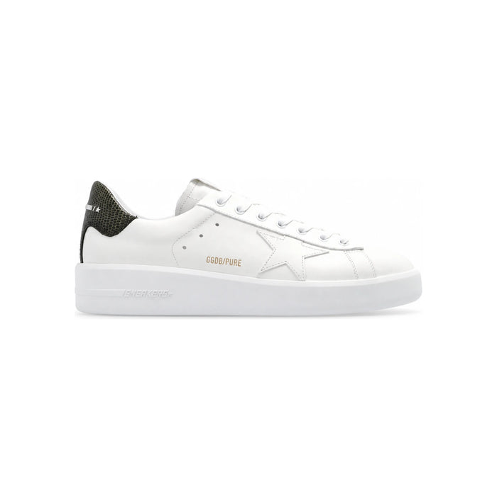 GOLDEN GOOSE Beige Leather Low-Top Sneakers for Men