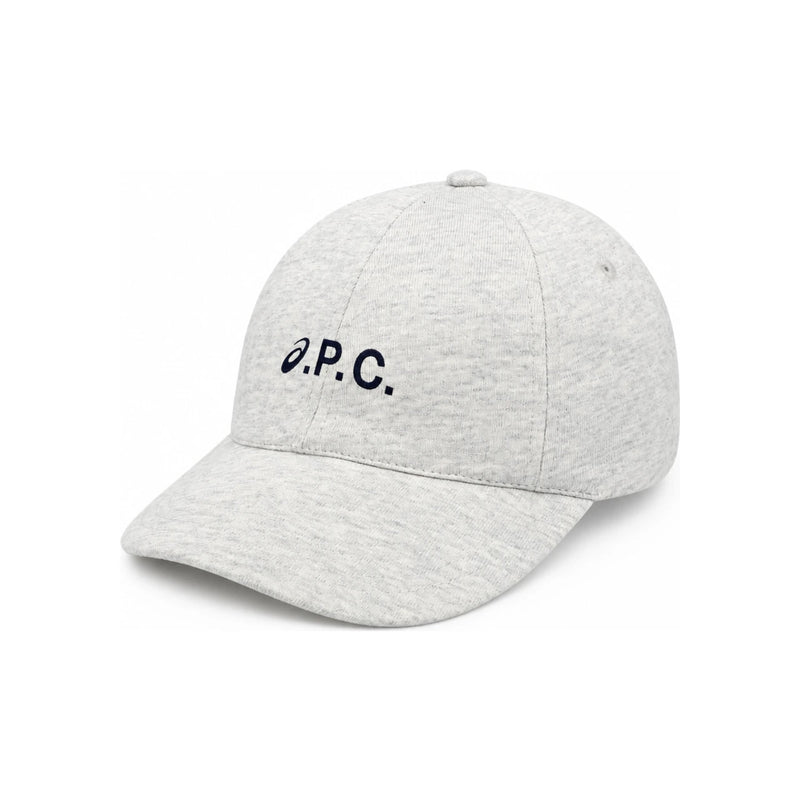 A.P.C. Heathered Light Grey Charlie Cap Unisex