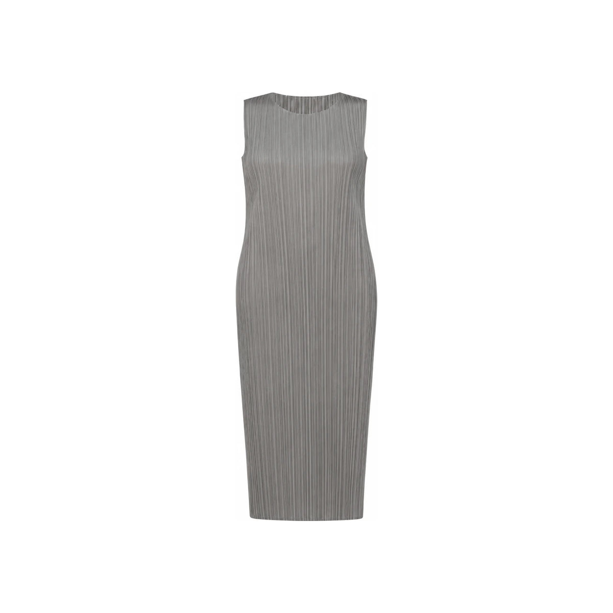 Issey Miyake Pleats Please Basic Long Dress Gray Women PP05 JH114 12