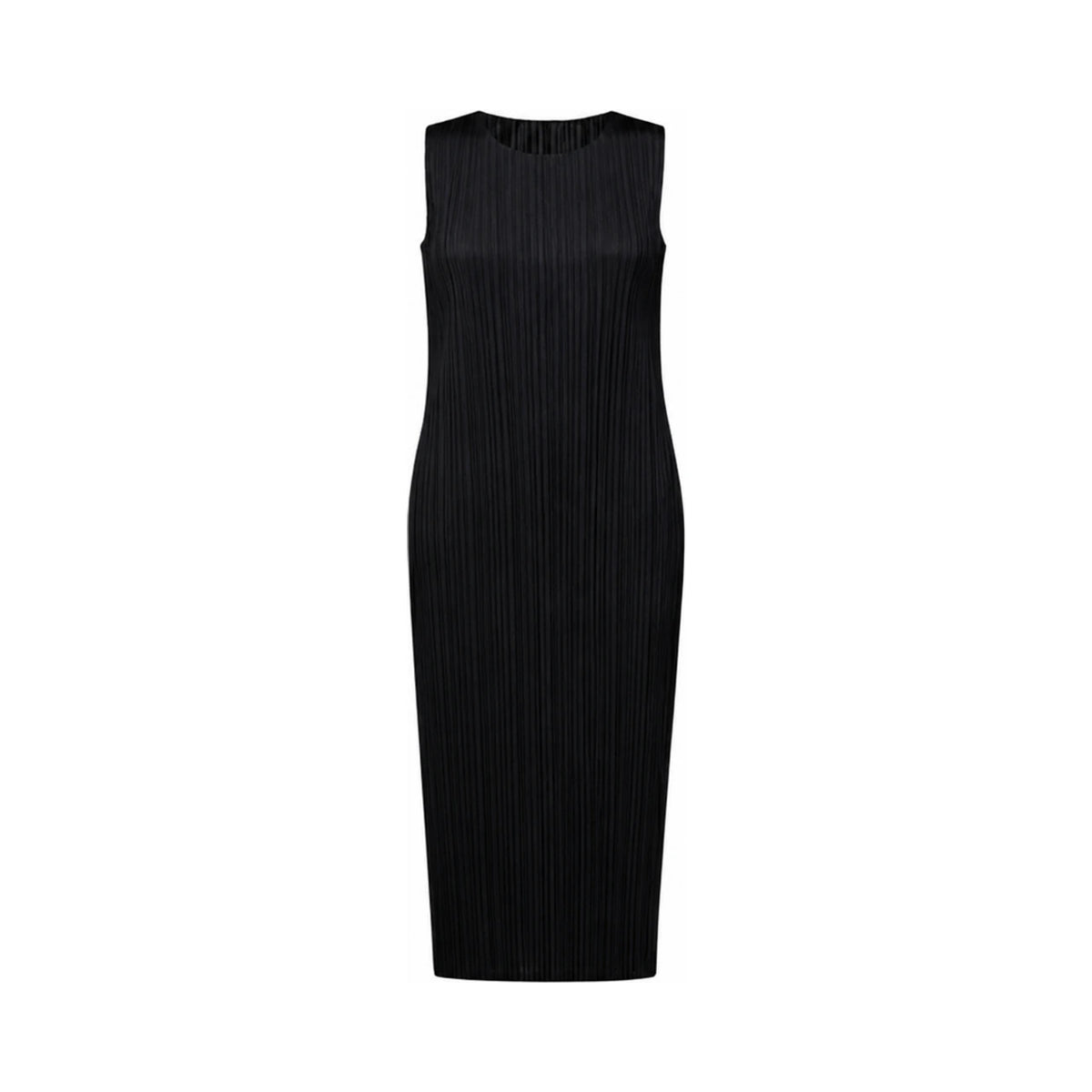 Issey Miyake Pleats Please Basic Long Dress Black Women PP05 JH114 15