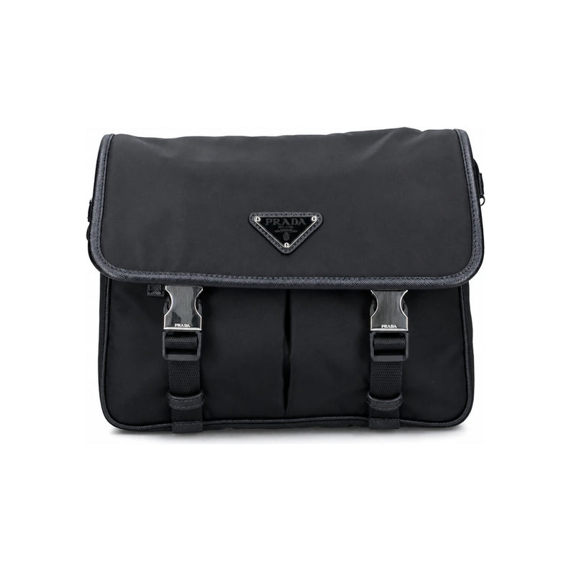 PRADA Re-Nylon Crossbody Bag Black