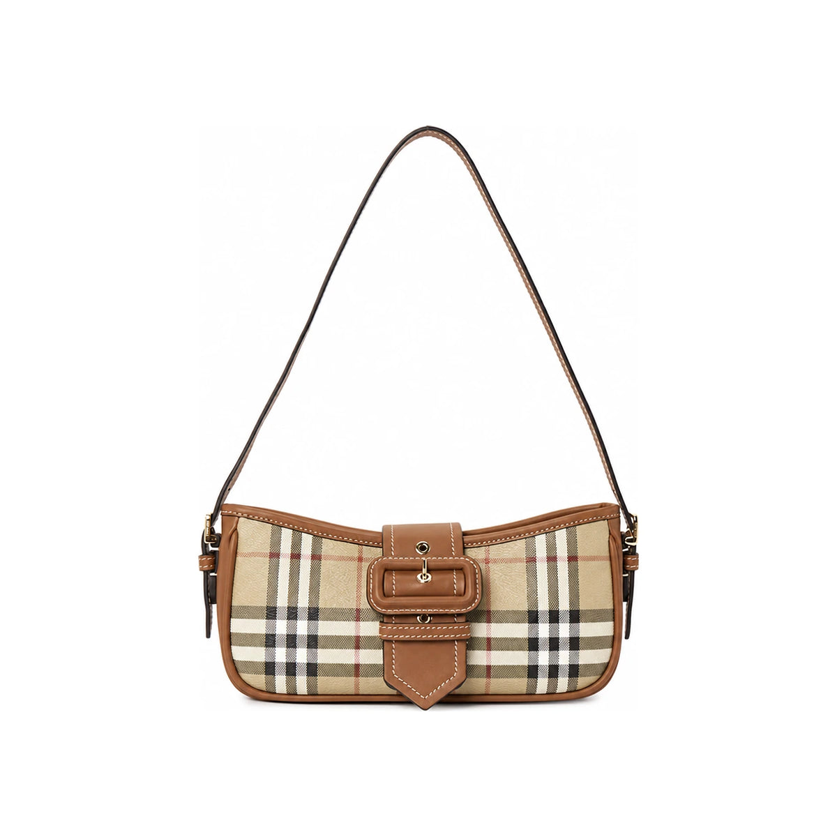 BURBERRY Check Sling Shoulder Bag 8109796