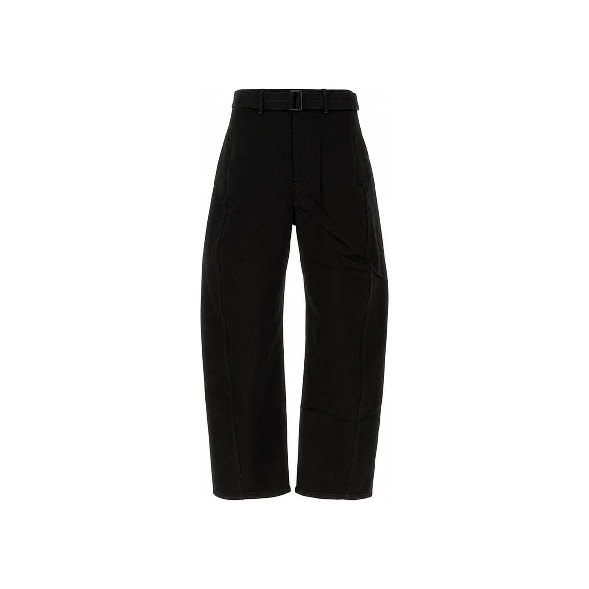 Lemaire Black Twisted Belted Classic Pants