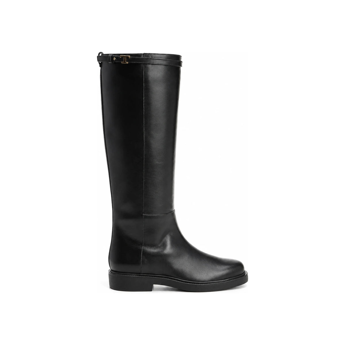 Tods Black Leather Chelsea Boots