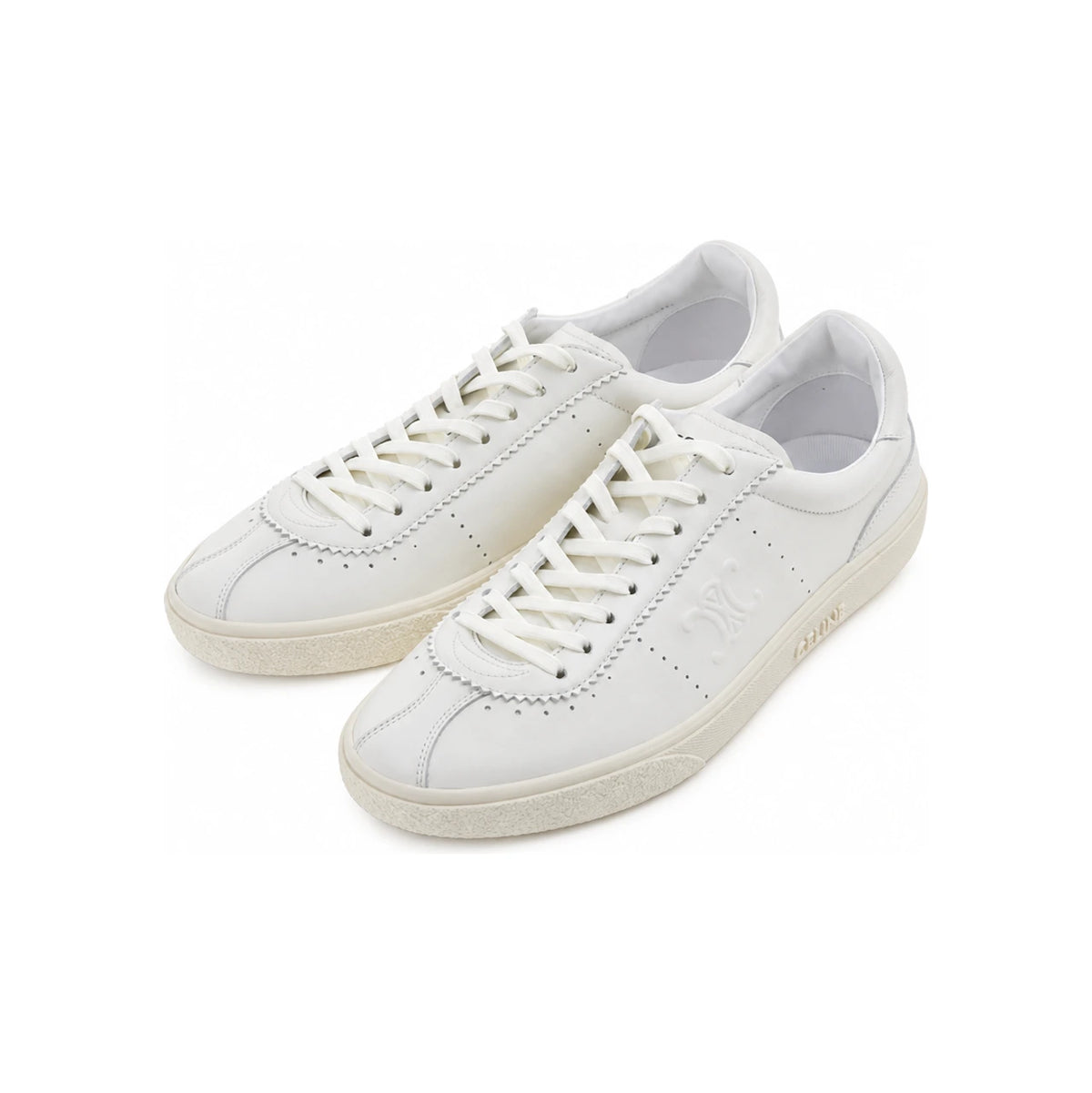 CELINE Women's Lace-Up Low Top Sneakers