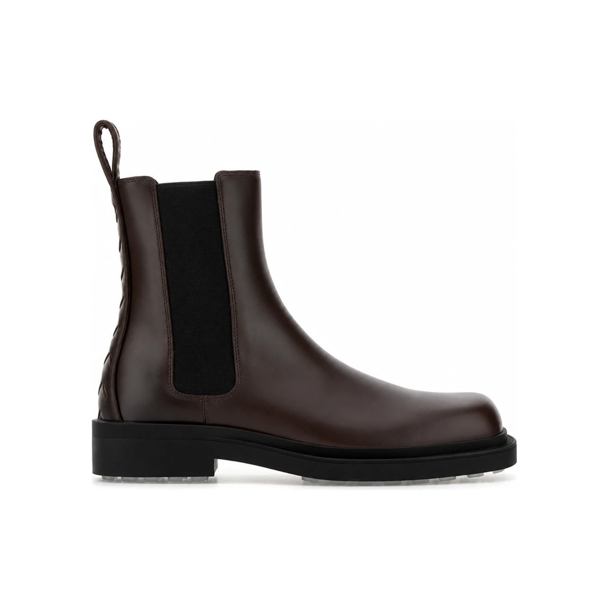 Bottega Veneta Brown Leather Chelsea Boots for Men
