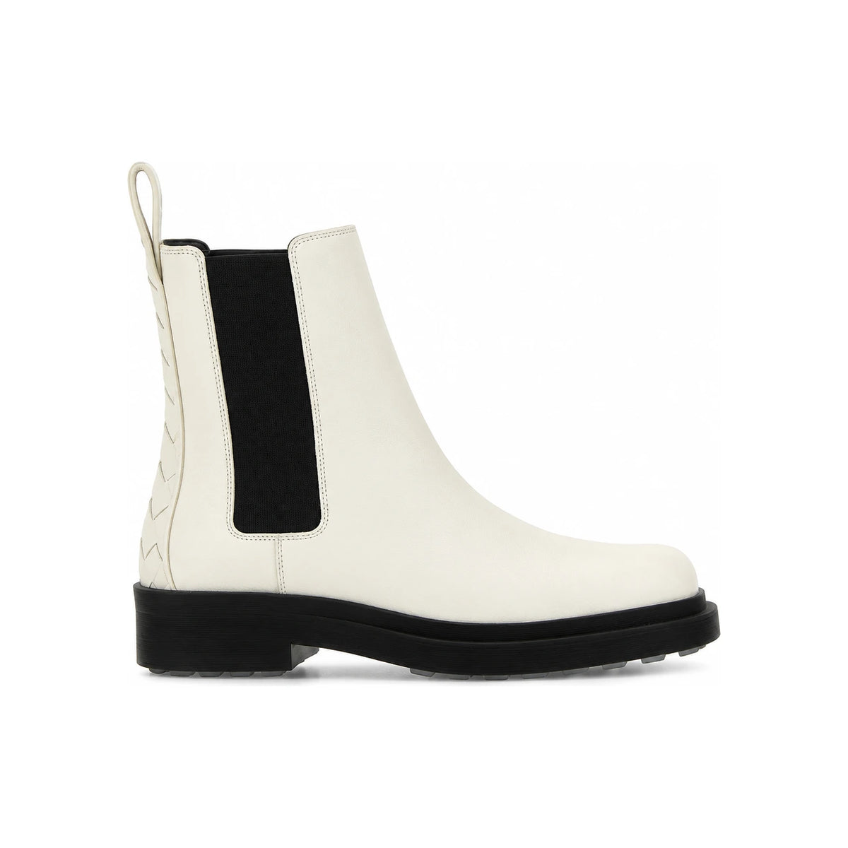Bottega Veneta Black Leather Ankle Boots