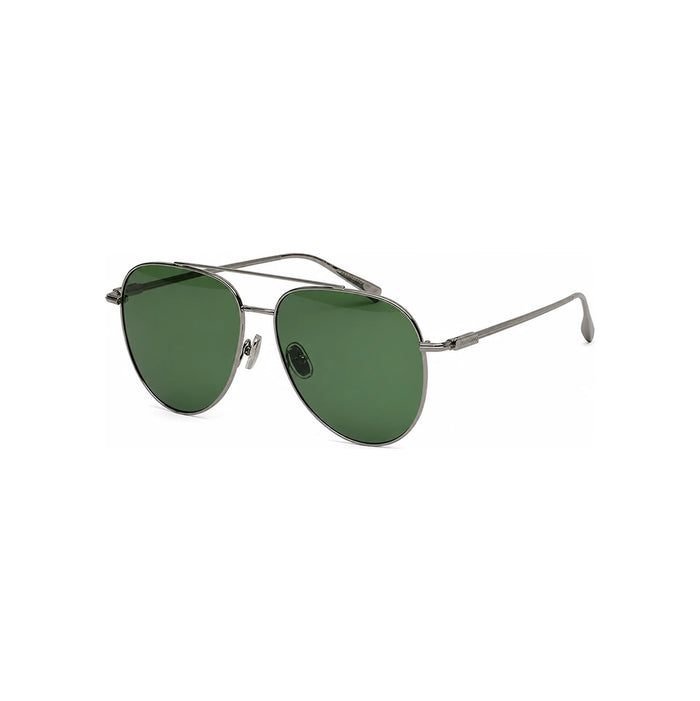 Ferragamo Oversized Metal Aviator Double Bridge Sunglasses SF308S 044