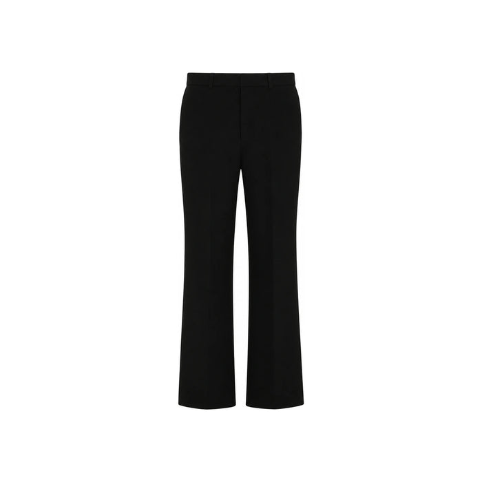 The Row Everhart Wool Straight Pants Black EVERHART 6525W3809 BLK