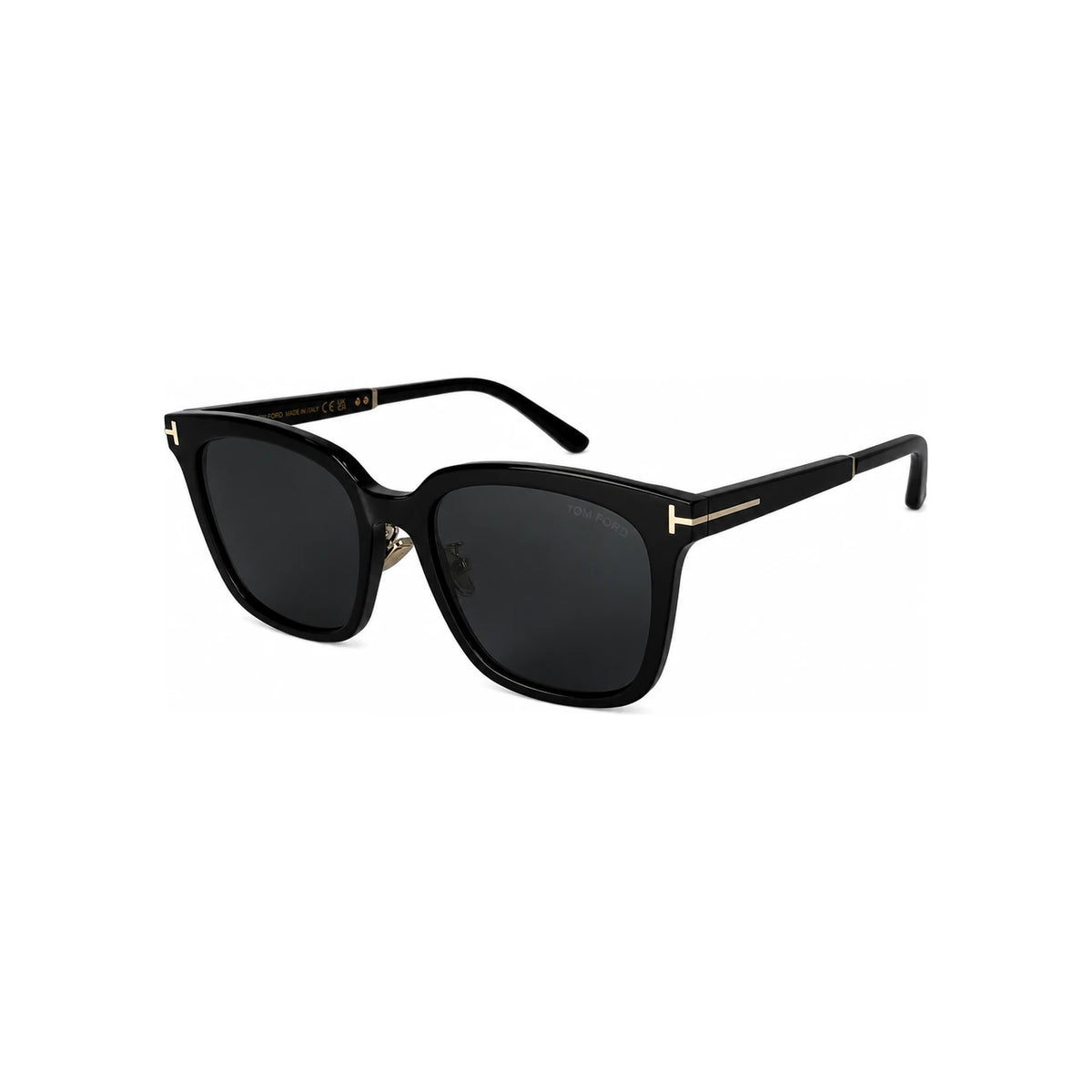 TOM FORD Black Gold Acetate Asian Fit Sunglasses TF1245K 01A