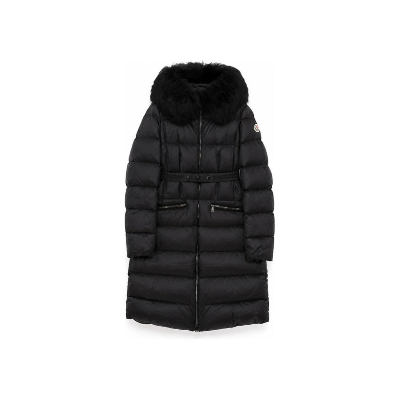 Moncler Women’s Hooded Long Down Puffer Jacket Black
