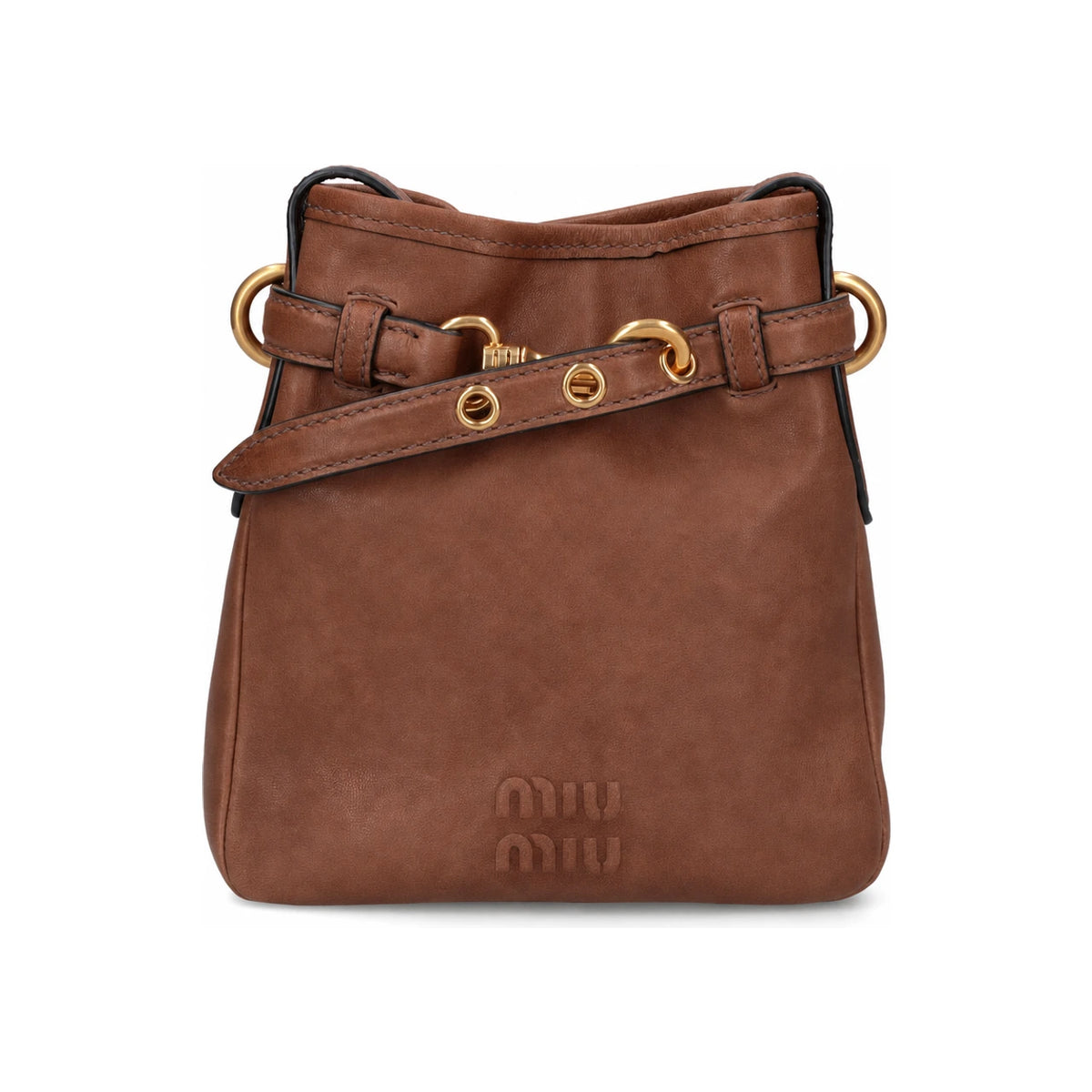 Miu Miu Nappa Leather Pouch 5NR461 AEFX F0316