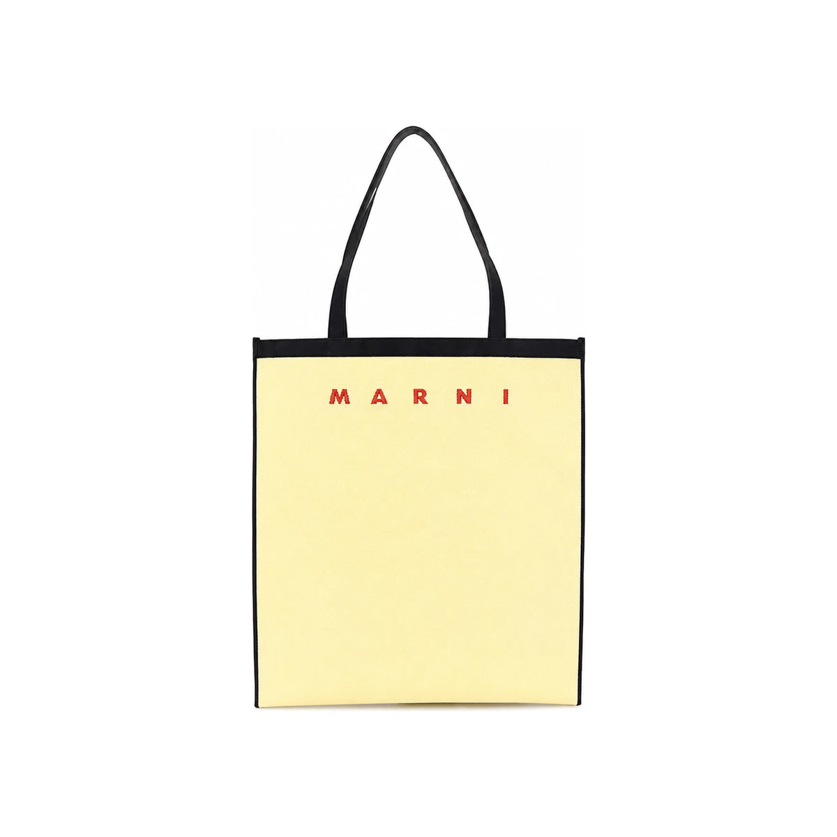 Marni Logo Two-Tone Tote Bag