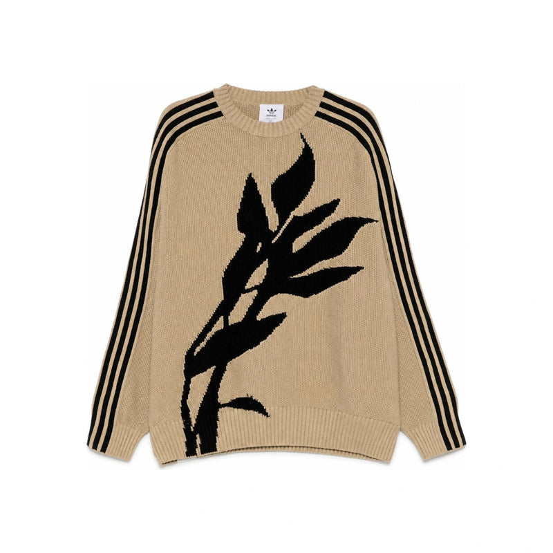 SONG FOR THE MUTE adidas collaboration hemp crewneck knit sweater JL7510