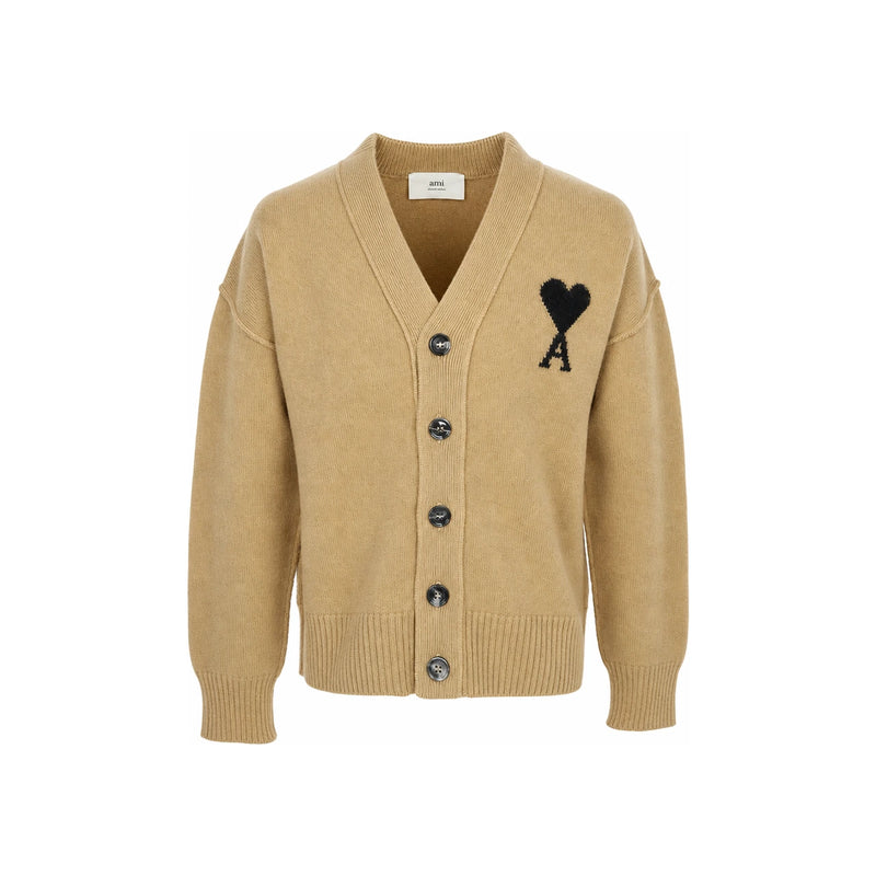 AMI Unisex Knit Cardigan UKC367 018 288